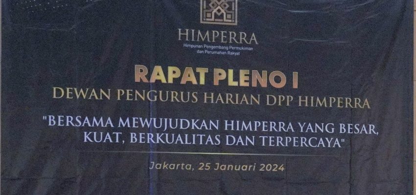Rapat Pleno Pertama DPP HIMPERRA